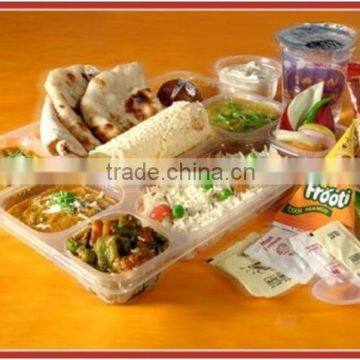 Thali+Lid for Restaurant & Sweet Shop 8 Box Compartment