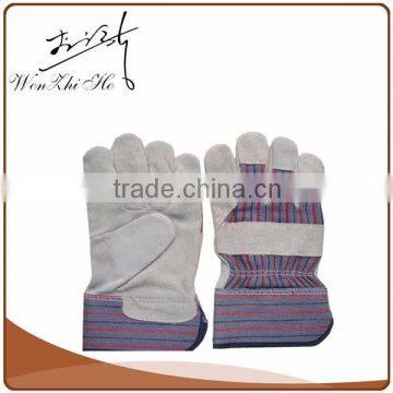 Manufacturer Cowhide Leather Handwork Safety First Gloves