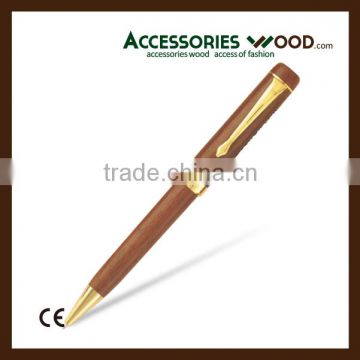 Luxury wooden pen with logo engraved for Business men and women