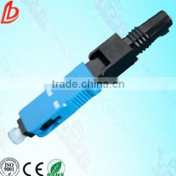 Factory Price Singlemode Quick assembly SC/UPC fiber Optical Fast connector for FTTH field