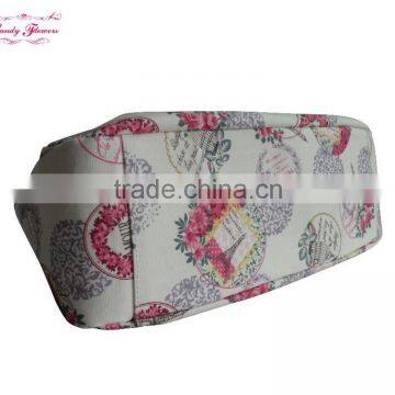 European Style Flowers Print Ladies Waterproof Canvas Handbag photo-2