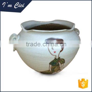 Home decoration chinese white ceramic vases wholesale CC-D154