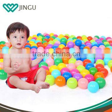 5.5CM Plastic Play Pit Balls Blue Best Selling bulk colored plastic balls