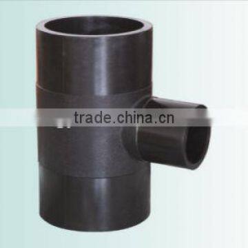 Butt welded pipe fitting HDPE pipe fitting reducing tee for water supply (Butt fusion)