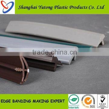 PVC T shape edge banding for office furniture