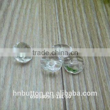 custom made fashion 2 holes acrylic rhinestone buttons manufacturer