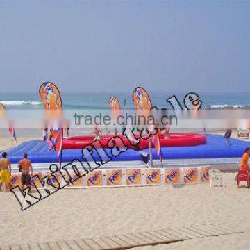 adult inflatable beach water volleyball court sports