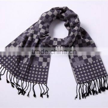Classic Branded Unisex Plaid Viscose Scarf D800-45 photo-2