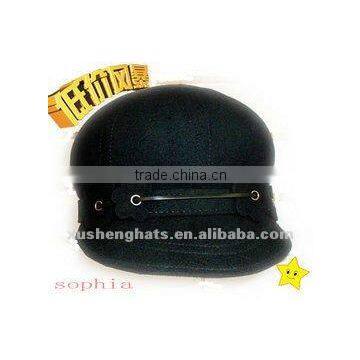 fashion black felt hat