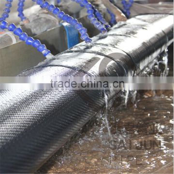 TPU flexible hose/Black color Polyurethane TPU layflat hose 200PSI used on oil filed