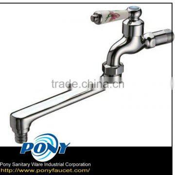 High Quality Taiwan made kitchen mounted Wall swivel water tap faucet