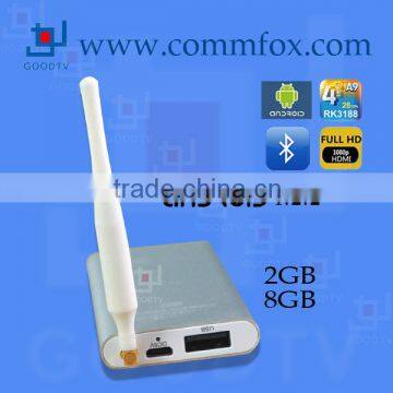 china manufacture mk809III best android mini pc tv box Quad-Core processor android iptv box rk3188 android os4.2