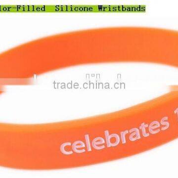 Custom Logo Cheap Silicone Thin Silicone Bracelet photo-5