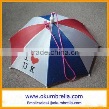 UK Flag Umbrella Head Umbrella Hat Umbrella