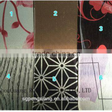 Aluminum foil faced mdf for room partition with high density