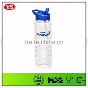 Personalized 750 ml Bpa Free Plastic Water Bottle With Drink Straw photo-2