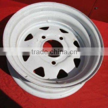 Hot Product White Triangle Trailer Steel Wheel Trailer Steel Rim