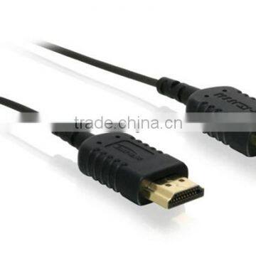 High-Speed-HDMI-Kabel mit Ethernet A-Stecker an Stecker Slim schwarz 3M