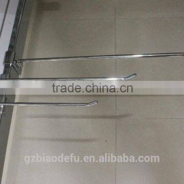 Store Display System Metal Chrome Hook for Crossbar photo-5