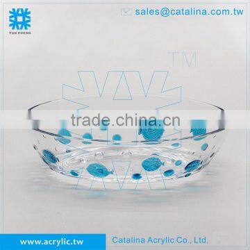 3D Bubble Fish Pattern Oval Soap Dish Cotton Jar Tooth Brush Holder Lotion Dispenser Tumbler Cup Acrylic Bathroom