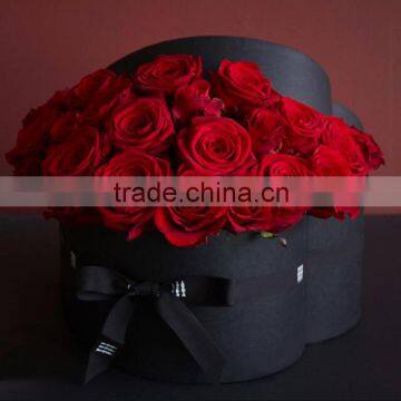 Round Luxury Cardboard Flower Box With Custom Logo photo-4