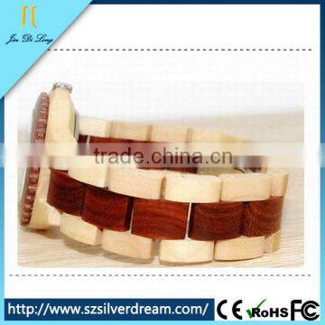 New Arrival Gift Watch Natural Wood Fashion Quartz Man Wood Watch Bands