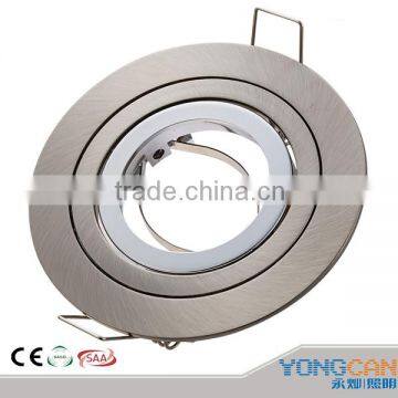 Zinc alloy die casting recessed downlight ceiling light trims MR16 downlight GU10 /G5.3