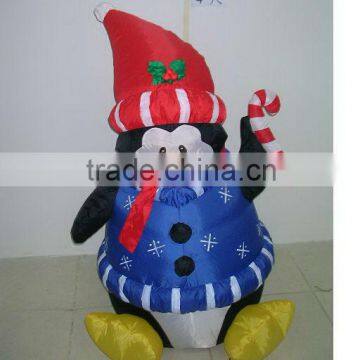 Inflatable Christmas penguin