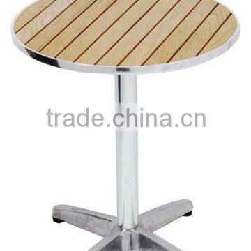 Aluminium wood table