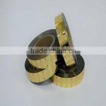 Customized gold hot stamping label in rolls