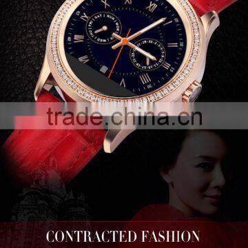 High Quality Bluetooth Diamond Smartwatch for IOS Android Smartwatch with Camera Heart Rate Monitor No.1 D2 Wristwatch