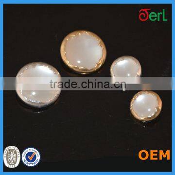 2016 New Design 27MM Round Alloy Hot Sale Resin Button Wholesale for Garments photo-4