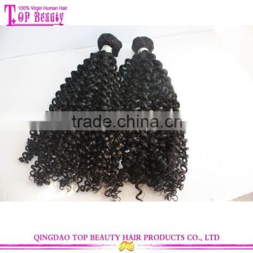 Top Quality New Trend Spring Curl 100% Real Human Hair Weft Virgin Peruvian Hair