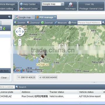 Gps Tracking Software for Fleet/Car/Vehicle Management with Andriod/IOS APP