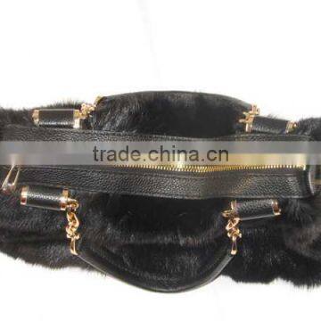 015 New Trendy Women's Fashionable High Quality Fox Fur Bags