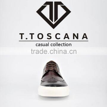 Cheap Leather Shoes Men Sport Casual With High Heel photo-3