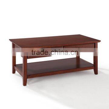 modern lobby furniture livingroom furniture durable wood coffee table for sale