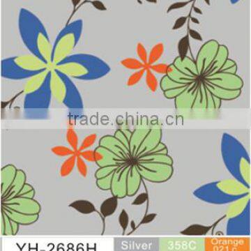 YH-2686 Embossed Tablecloth With Non-woven/fannel Backing (golden/silver Grounding) photo-5