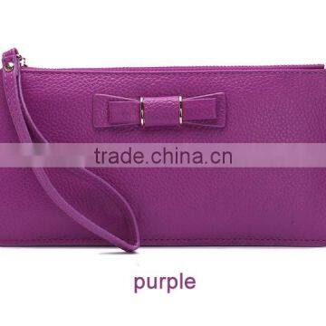 Cheap Wallet Women Real Leater Travel Organizer Wallet With Wrist photo-3