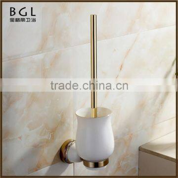 11750-mg Hot sale high demand products zinc alloy gold bathroom accessory toilet brush holder