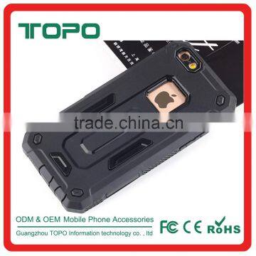 Newest 2 in 1 pc Tpu Phone Cover Shockproof Phone Case Cover Plastic Armor Phone Case for Iphone 6 6s Plus photo-3