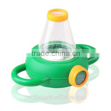 science Optical children plastic toy insect plastic insect viewer Insecet Viewer Cup Magnifying Glass Box