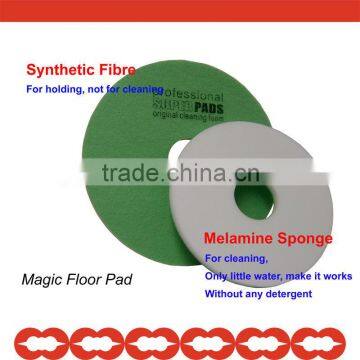 Sticky Clean Melamine Foam Floor Pad