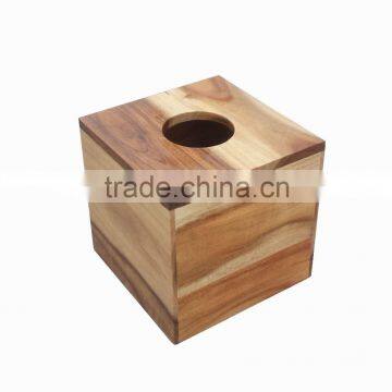 Acacia Vertical Wood Tissue Box, Tissue Holder, Tissue Dispenser