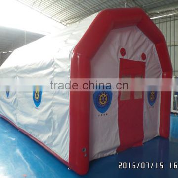 produce inflatable emergency tent,air tight medical tent with free pump