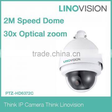 2Mp Full HD 30x Network PTZ Dome IP Camera Support DWDR, ICR Day/Night, IP66, IK10