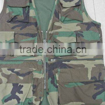 Ultra force woodland camouflage military tactical combat multi pocket vest