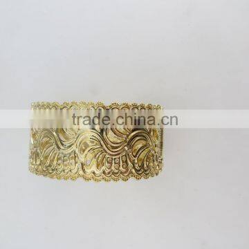 Europe styles metal gold cuff bangle
