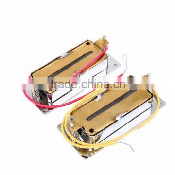 Humbucker Bridge & Neck Set Pickups for Rickenbacker Bass Guitar Parts Sliver