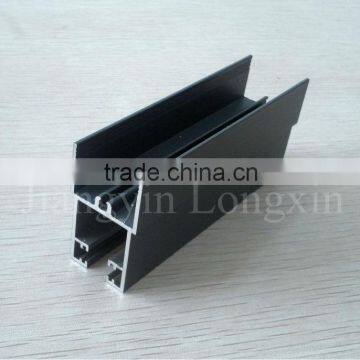 Grey Powder Coated Aluminium Window Profile